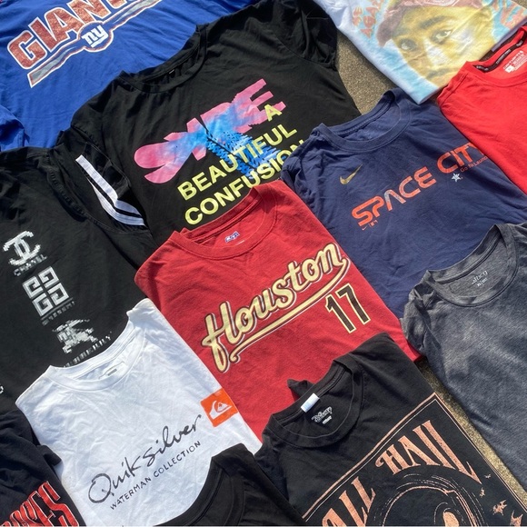 Bundle of men’s clothes short sleeve XL-XXL lot of clothes Y2K modern vintage - Picture 10 of 14